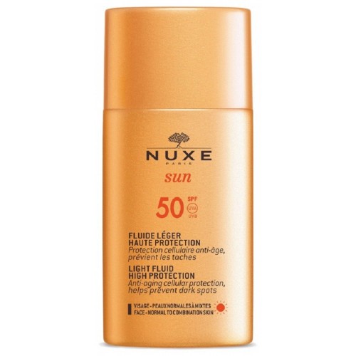 NUXE SUN FLUIDE LEGER VISAGE SPF50+ 50ML
