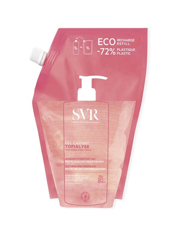 SVR TOPIALYSE GEL LAVANT 1L RECHARGE