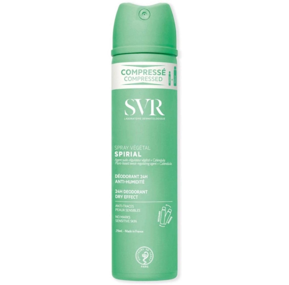 SVR SPIRIAL VEGETAL DEO SPRAY 48H 75ML