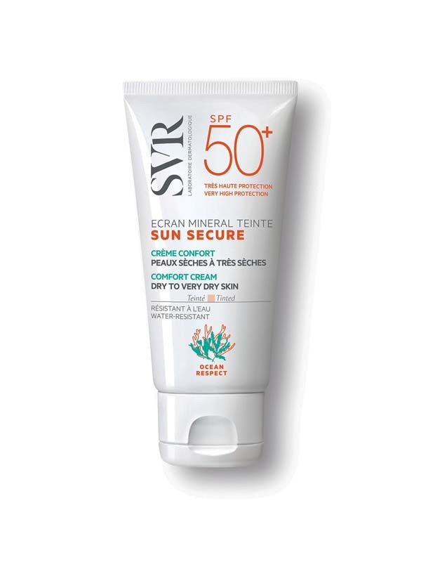 SVR SUN SECURE ÉCRAN MINÉRAL TEINTÉ-Peaux Sèches SPF50+