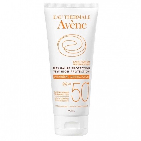 AVENE SOLAIRE LAIT MINERAL TRES HAUTE PROTECTION SPF50+ 100ML