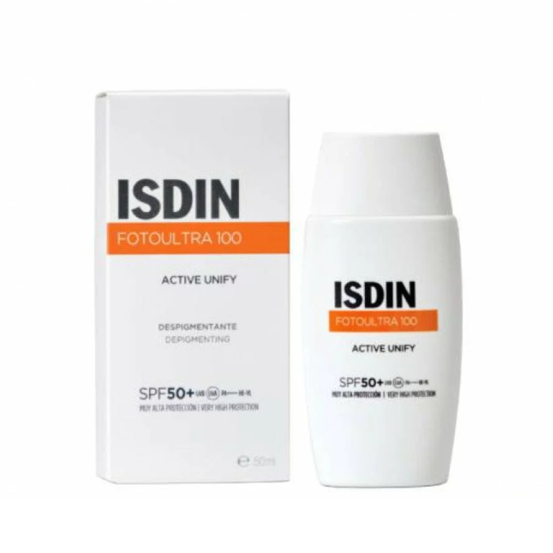 ISDIN PHOTOPROTECTION ECRAN SOLAIRE ACTIVE UNIFY FUSION FLUIDE SPF50 50 ML