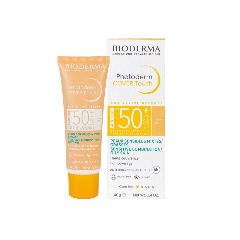 BIODERMA PHOTODERM COVER TOUCH TRES CLAIR SPF50+ 40GR