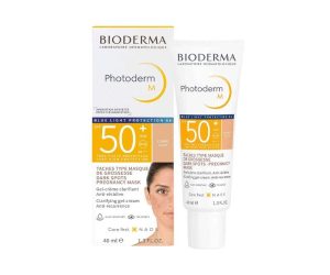 BIODERMA PHOTODERM M GEL-CREME CLARIFIANT AN TI-RECIDIVE TEINTE CLAIRE SPF50+ 40ML