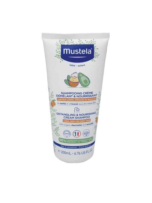 MUSTELA SHAMPOING CREME DEMELANT ET NOURRISSANT 200ML