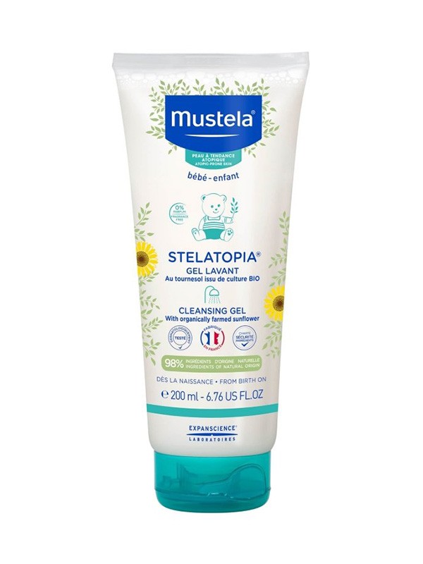 MUSTELA Stelatopia Gel Lavant Au Tournesol Bio 200ML